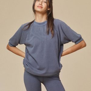Jungmaven short sleeve raglan fleece sweatshirt
